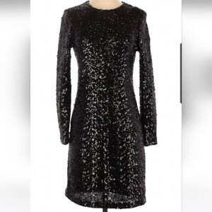Small Tory Burch‎ black sequin dress